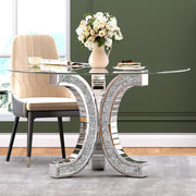 TABLE REPAS ÉCLAT PLATEAU MIROIR