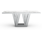 TABLE ELEGANCE MARBRE BLANC