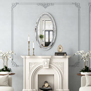 MIROIR ÉCLAT MURAL OVAL