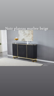Buffet Esmée – Design Contemporain & Plateau Céramique Luxe