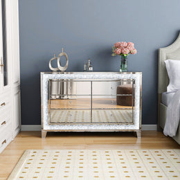 COMMODE MIROIR ET LED