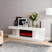 MEUBLE TV CHEMINEE KATTY CHAUFFAGE