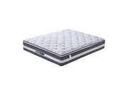 MATELAS ATHENA ROULÉ RESSORTS ENSACHÉS - 30CM - TAUPE/GRIS