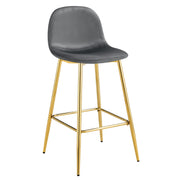 TABOURET DE BAR SCANDINAVE PIED GOLD