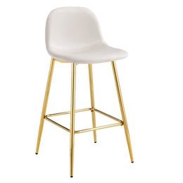 TABOURET DE BAR SCANDINAVE PIED GOLD