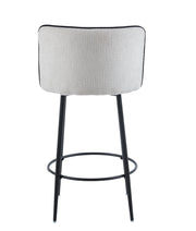 TABOURET DE BAR CATHY PIED METAL NOIR 3D