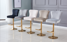 TABOURET DE BAR GABRIELLE GOLD