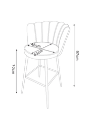 TABOURET DE BAR NYMPHEA