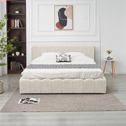 LIT COFFRE MOON - CHENILLE BEIGE/MOKA