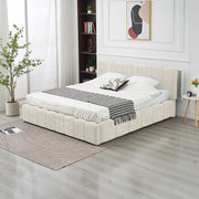 LIT COFFRE MOON - CHENILLE BEIGE/MOKA