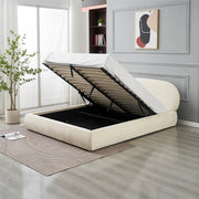 LIT COFFRE BABYLONE - CHENILLE BEIGE