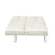 BANQUETTE CONVERTIBLE CLIC CLAC - CHROME ECRU