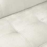 BANQUETTE CONVERTIBLE CLIC CLAC - CHROME ECRU
