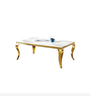 TABLE BASSE BAROQUE MARBRE