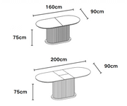 TABLE REPAS EXTENSIBLE LOKA