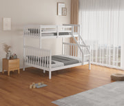 LIT SUPERPOSÉ BATNA EN BOIS 2+1 : 90X190cm + 140x190cm