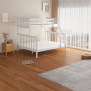 LIT SUPERPOSÉ BATNA EN BOIS 2+1 : 90X190cm + 140x190cm