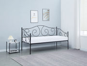 LIT BANQUETTE EN METAL NOIR