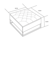 TABLE BASSE A TIROIRS GOLD