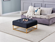 TABLE BASSE A TIROIRS GOLD