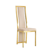 CHAISE DANA - VELOURS/SIMILICUIR