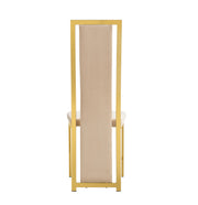 CHAISE DANA - VELOURS/SIMILICUIR