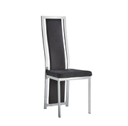 CHAISE DANA - VELOURS/SIMILICUIR