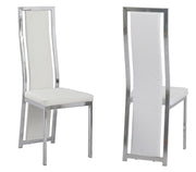 CHAISE DANA - VELOURS/SIMILICUIR