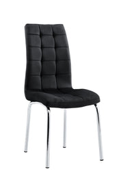 CHAISE EMMA - VELOURS/SIMILICUIR