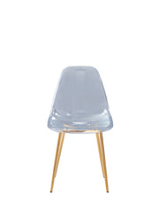 CHAISE INVISIBLE PIED GOLD