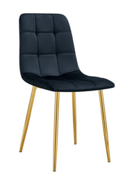 CHAISE ELISA PIED CHROME DOUDOU