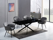TABLE REPAS JESSICA RECTANGLE