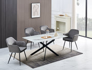 TABLE REPAS JESSICA RECTANGLE