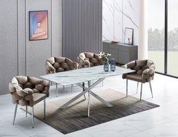 TABLE REPAS JESSICA RECTANGLE