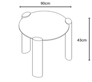 TABLE BASSE TRIQUETRA