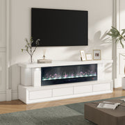 MEUBLE TV CHEMINEE FLAMORA