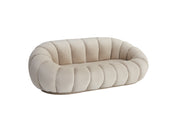 CANAPÉ PERLE - DOUDOU BEIGE/ VELOURS BEIGE