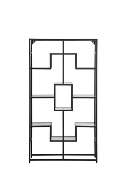 Étagère RICHMONT – Structure Métal & Verre Trempé