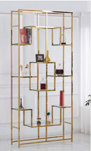 Étagère RICHMONT – Structure Métal & Verre Trempé