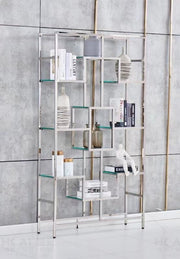 Étagère RICHMONT – Structure Métal & Verre Trempé