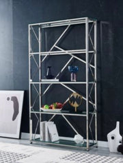 Étagère GEOMAG – Structure Design & Verre Trempé