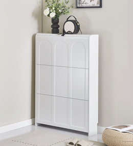 Meuble à Chaussures BEYROUTH Blanc Design Arches