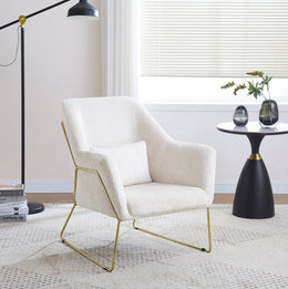 Fauteuil BASKA – Design Moderne & Confort Laine Bouclée