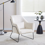 Fauteuil BASKA – Design Moderne & Confort Laine Bouclée