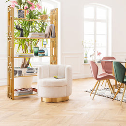 Fauteuil Boudoir Rotatif DOUDOU – Confort Absolu & Style Moderne