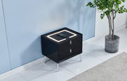 Chevet LED Chargeur Induction – Design Moderne & Technologie Intégrée