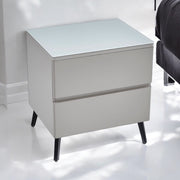 Chevet Lydia Bois Mat – Pied Noir