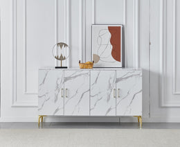 Buffet Marbella Marbre – Élégance Moderne & Style Minéral