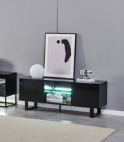 Meuble TV ALYA Design Laqué avec LED