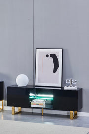Meuble TV ALYA Design Laqué avec LED